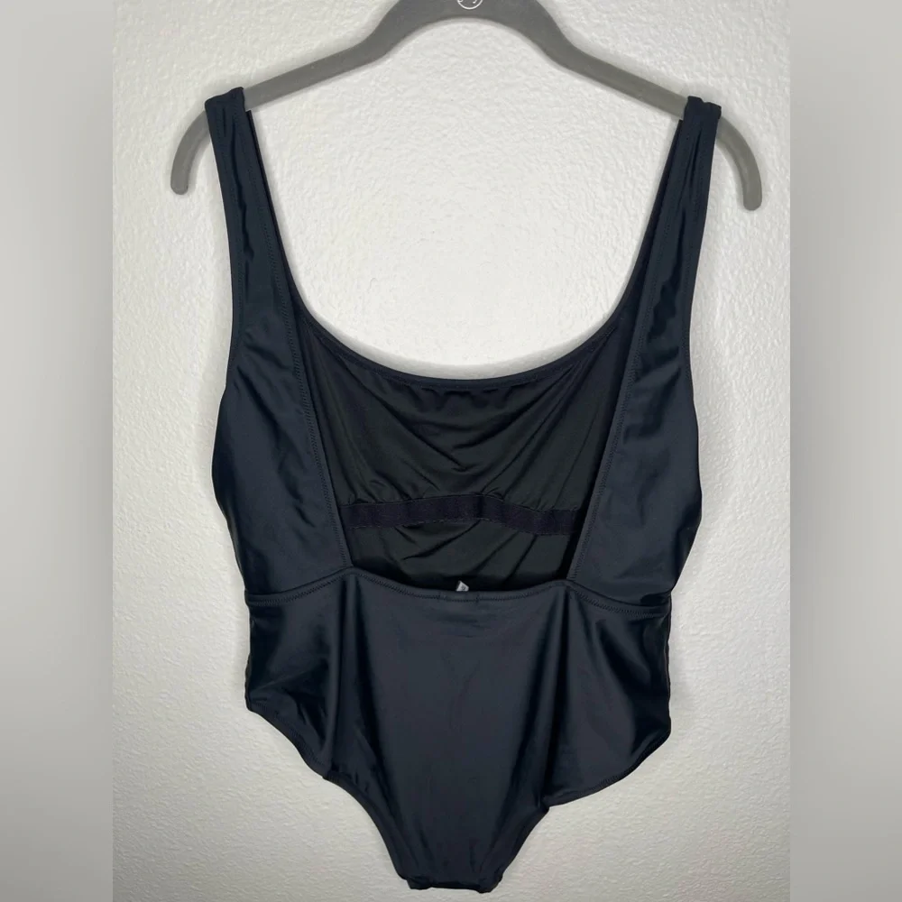 MADEWELL- Second Wave Square-Neck Tank One-Piece Swimsuit Beach Lake Pool xxl